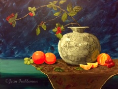 Vase with Oranges